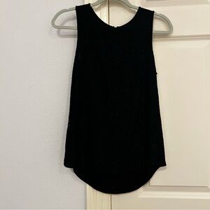 Loft lace black blouse